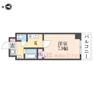 M’プラザ香里五番館【6階】の間取り