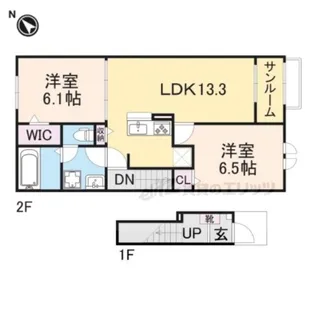 プロローグ新旭【2階】の間取り