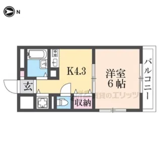 イスズベル大和高田【2階】の間取り