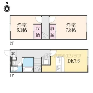 レオパレスルピナス【1階】の間取り