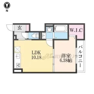 Villa riviere【205号室】の間取り