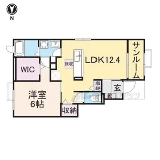 レウニール【1階】の間取り