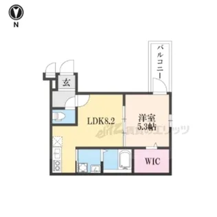 シャルム ド グレイス【2階】の間取り