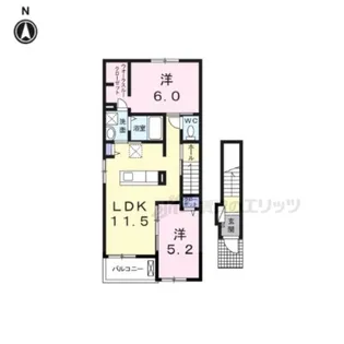 ツバメ【2階】の間取り