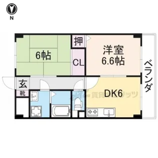 M’プラザ楠根壱番館【304号室】の間取り