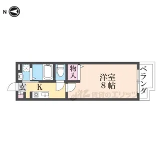 メゾン花木鳥【3階】の間取り