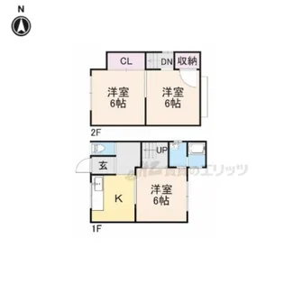 京都府亀岡市篠町見晴【一戸建】の間取り