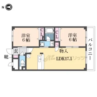 ラヴィーン・エミネンス【3階】の間取り