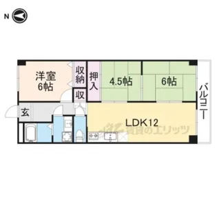 森村第3ビル【308号室】の間取り