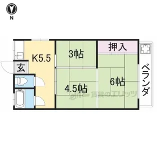 今井荘【2階】の間取り