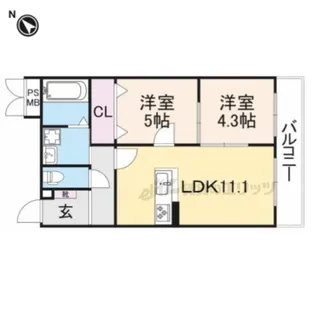 AAO【2階】の間取り
