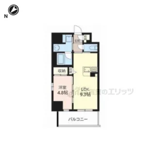 レジデンス 櫂 枚方駅前【405号室】の間取り