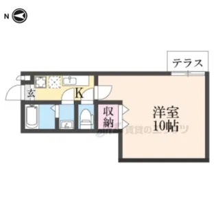 イーストコート東山【101号室】の間取り
