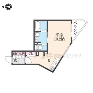 CASA+A OTSUKYO【4階】の間取り
