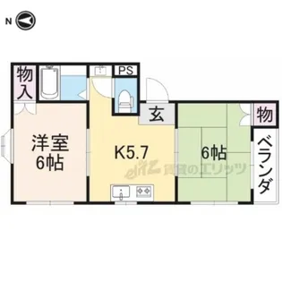 メゾンティグレ【301号室】の間取り