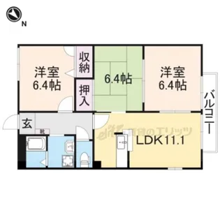 パストラルカーサ【2階】の間取り