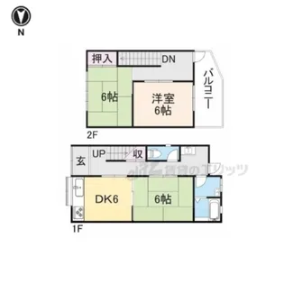 奈良県奈良市川上町【一戸建】の間取り