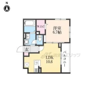 ハレレア【2階】の間取り
