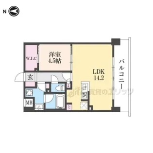ブランシエスタ山科大塚【5階】の間取り