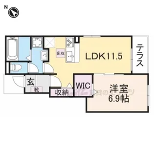 ハレレアJHT【1階】の間取り
