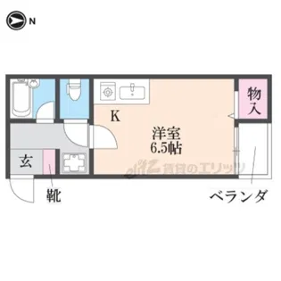 カーサ森島【205号室】の間取り