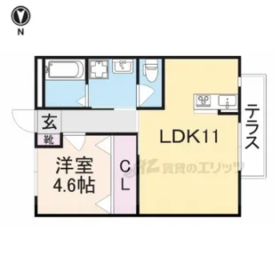 タ?シェリー大和八木【201号室】の間取り