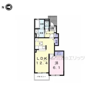 ジェントリー?【1階】の間取り