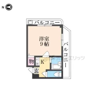 ラックハウス【305号室】の間取り