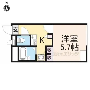 レオパレス桜邸【2階】の間取り