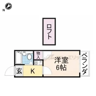 メゾンコンフォート桜木町【1階】の間取り