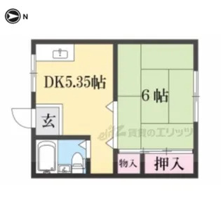 京都府京都市北区上賀茂東上之段町【一戸建】の間取り