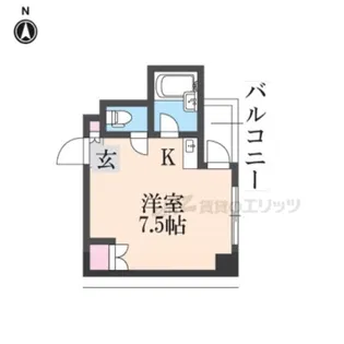 ジャルス郡山【501号室】の間取り
