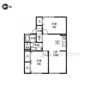 ソルフェージュCITY【?203号室】の間取り