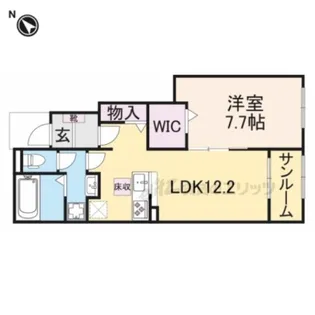 TORTUEA【1階】の間取り