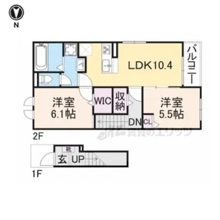 ベルプロムナード湖南?【2階】の間取り