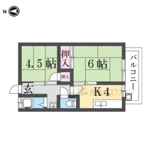 藤谷ハイツ【105号室】の間取り