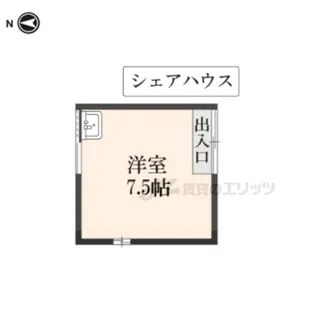 光徳庵【芍薬号室】の間取り