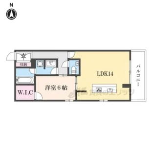 BRIGH STONE御所北【103号室】の間取り