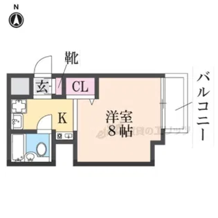 フォート・ボイヤール神宮前【203号室】の間取り