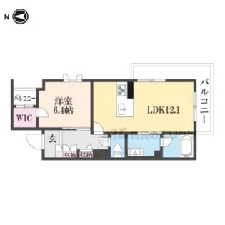 シャーメゾンアラキ【301号室】の間取り