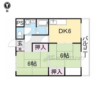 シルクロード醍醐【3階】の間取り