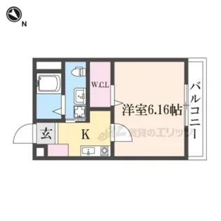 M’sスクエア香里園【8階】の間取り