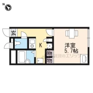 レオパレスアビデ松原町【209号室】の間取り