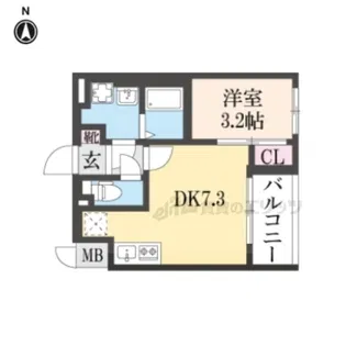 ソルテラスTHE KYOTO東寺【5階】の間取り