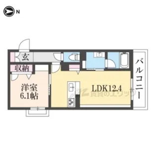 グランはい21【302号室】の間取り