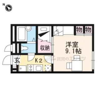 レオパレス泉【105号室】の間取り