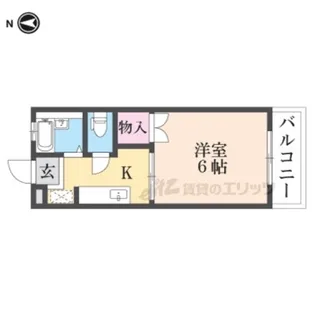 WEST21【202号室】の間取り