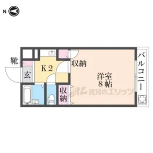 エクセレントハイツ【1階】の間取り