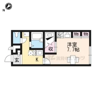 1Kの間取り画像