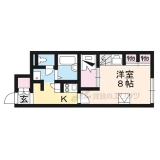 1Kの間取り画像